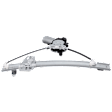 Sedan Front And Rear, Passenger Side Power Window Regulator, With Motor