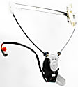 Rear, Driver and Passenger Side Window Regulators, Power, 4-Door, Sedan, Canada or USA Built Vehicle