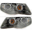 SET-H57009452181 Driver and Passenger Side HID/Xenon Headlight, With bulb(s), CAPA Verified