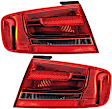 SET-H57009686121 Halogen Tail Light, With bulb(s), Red Lens, Sedan