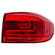 SET-H57010738121 Halogen Tail Light, With bulb(s), Red Lens