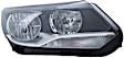 SET-H57010749261-B Driver and Passenger Side Halogen/HID Combo Headlight, With bulb(s), OE Replacement, CAPA Verified