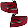 SET-H57010916121-A Driver and Passenger Side, Outer LED Tail Light, With bulb(s), Clear & Red Lens