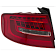 SET-H57010916121-A Driver and Passenger Side, Outer LED Tail Light, With bulb(s), Clear & Red Lens