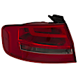 SET-H57010916121-B Driver and Passenger Side, Outer Tail Light, With bulb(s), Clear & Red Lens