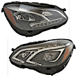 SET-H57011066661-B Driver and Passenger Side Halogen/LED Combo Headlight, With bulb(s), CAPA Verified