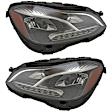 SET-H57011066661-C Driver and Passenger Side Halogen Headlight, With bulb(s), OE Replacement, CAPA Verified