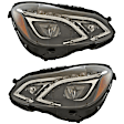 SET-H57011066721-C Driver and Passenger Side Halogen/LED Combo Headlight, With bulb(s), CAPA Verified