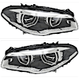 SET-H57011072961-C Driver and Passenger Side LED Headlight, Without bulb(s), CAPA Verified