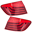SET-H57011144341 Driver and Passenger Side, Outer LED Tail Light, With and Without bulb(s), OE Replacement