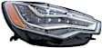 SET-H57011151461-A Driver and Passenger Side LED Headlight, With bulb(s), OE Replacement, CAPA Verified