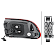 SET-H57011500181-A Driver and Passenger Side, Inner LED Tail Light, Without bulb(s), Red Lens