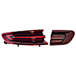 SET-H57011500181-C Driver and Passenger Side, Inner LED Tail Light, Without bulb(s), Red Lens