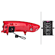 SET-H57011500181-D Driver and Passenger Side, Inner LED Tail Light, Without bulb(s), Red Lens