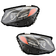 SET-H57012076661 Driver and Passenger Side LED Headlight, With bulb(s), CAPA Verified