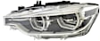 SET-H57012101961-A Driver and Passenger Side Halogen/LED Combo Headlight, With bulb(s), CAPA Verified