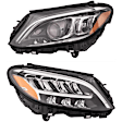 SET-H57013063561-A Driver and Passenger Side LED Headlight, With bulb(s), CAPA Verified