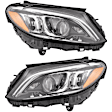 SET-H57013063661-B Driver and Passenger Side LED Headlight, With bulb(s), CAPA Verified