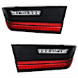 SET-H57013174541-A Driver and Passenger Side LED Tail Light, Without bulb(s), Red Lens