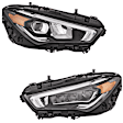 SET-H57015086361-A Driver and Passenger Side LED Headlight, With bulb(s), CAPA Verified