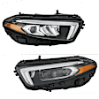 SET-H57015091861-A Driver and Passenger Side LED Headlight, With bulb(s), CAPA Verified