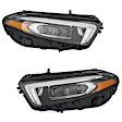 SET-H57015091961-A Driver and Passenger Side LED Headlight, With bulb(s), CAPA Verified