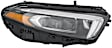 SET-H57015091961-B Driver and Passenger Side LED Headlight, With bulb(s), CAPA Verified