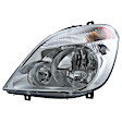 SET-H57247012101 Driver and Passenger Side Halogen Headlight, With bulb(s), OE Replacement, CAPA Verified