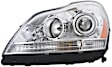 SET-H57263400061-A Driver and Passenger Side Halogen Headlight, With bulb(s), Clear Lens