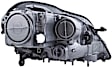 SET-H57263400061-A Driver and Passenger Side Halogen Headlight, With bulb(s), Clear Lens