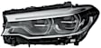 SET-H57354836101-A Driver and Passenger Side LED Headlight, With bulb(s), Clear Lens, Sedan
