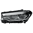 SET-H57354836161-A Driver and Passenger Side LED Headlight, With bulb(s), Clear Lens, Sedan