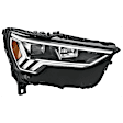 SET-H57354870121 Driver and Passenger Side LED Headlight, With bulb(s)