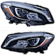 SET-H57354880061 Driver and Passenger Side LED Headlight, With bulb(s)