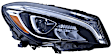 SET-H57354880061 Driver and Passenger Side LED Headlight, With bulb(s)