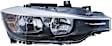 SET-H57354983061-B Driver and Passenger Side Halogen Headlight, With bulb(s), Clear Lens