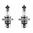 1996 Jeep Grand Cherokee - Driver and Passenger Side Halogen H4 Headlight Bulb, Bulb H4 12V 35/35W P43T T4.625, High Beam or Low Beam, Set of 2