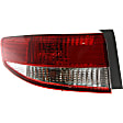Driver Side Halogen Tail Light, With bulb(s), OE Replacement