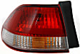 Driver and Passenger Side, Outer Halogen Tail Light, With bulb(s), OE Replacement