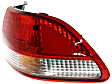 Driver and Passenger Side, Outer Halogen Tail Light, With bulb(s), OE Replacement