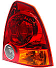 Driver and Passenger Side Halogen Tail Light, With bulb(s), OE Replacement