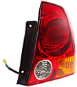 Driver and Passenger Side Halogen Tail Light, With bulb(s), OE Replacement