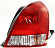Driver and Passenger Side Halogen Tail Light, With bulb(s), OE Replacement