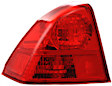 Driver and Passenger Side, Outer Halogen Tail Light, With bulb(s), OE Replacement