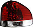 Driver and Passenger Side Halogen Tail Light, With bulb(s), OE Replacement