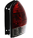 Driver and Passenger Side Halogen Tail Light, With bulb(s), OE Replacement