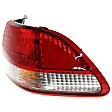 Passenger Side, Inner and Outer Halogen Tail Light, With bulb(s), OE Replacement