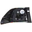 Passenger Side, Inner and Outer Halogen Tail Light, With bulb(s), OE Replacement
