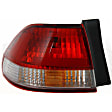 2001-2002 Honda Accord - Driver Side, Inner And Outer Halogen Tail Light, With bulb(s), OE Replacement
