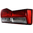 2001-2002 Honda Accord - Driver Side, Inner And Outer Halogen Tail Light, With bulb(s), OE Replacement